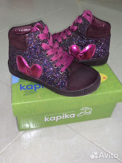 Ботинки демисезонные для девочки 27 размер