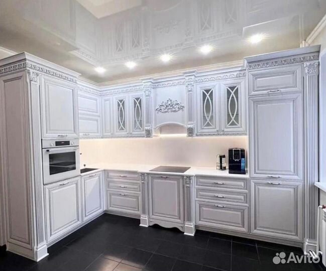 Кухня угловая, барокко