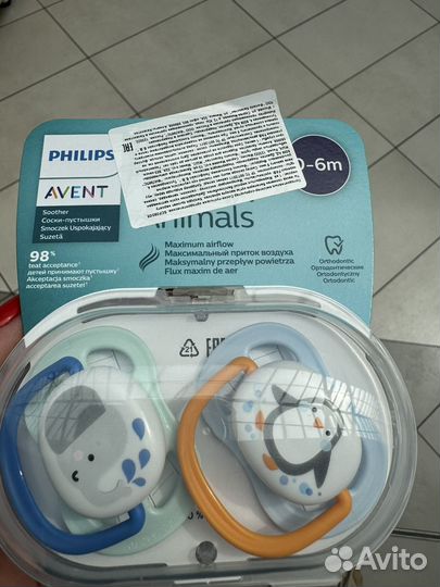 Соска пустышка Avent 0 6 новая