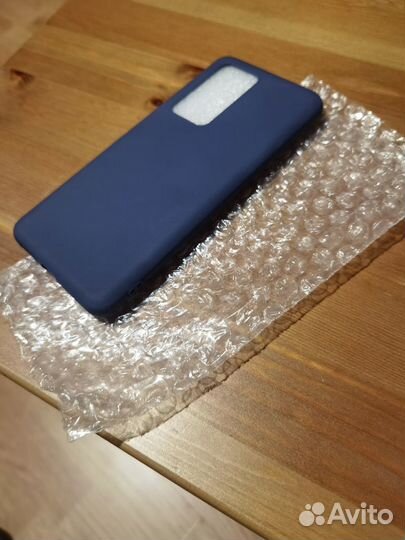 Новый синий чехол huawei P40 pro