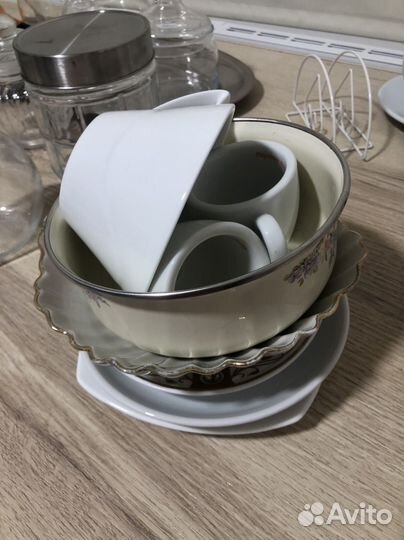 Посуда бокалы блюдо