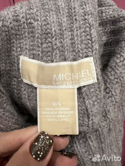 Шерстяной снуд michael kors