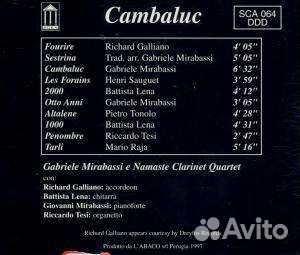 Gabriele Mirabassi (geb. 1967) - Cambaluc (1 CD)