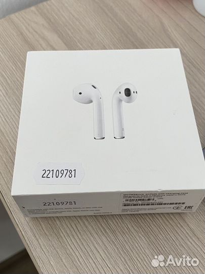 Наушники Apple AirPods 2 (без кейса)