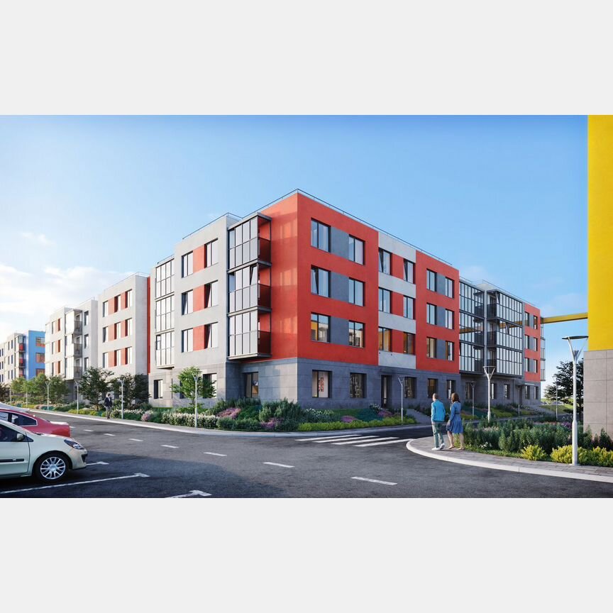 2-к. квартира, 55,7 м², 4/4 эт.