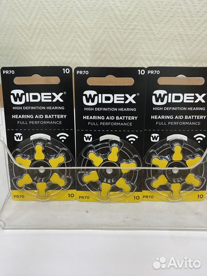 Батарейки к слуховому аппарату 10