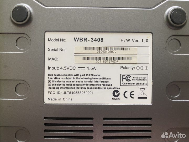 Роутер Level One WBR-3408