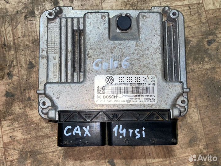 Эбу 03C906016AM Golf 6 1.4tsi CAX