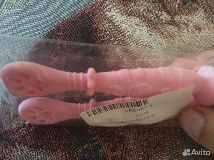 Детские силиконовые ложки новые