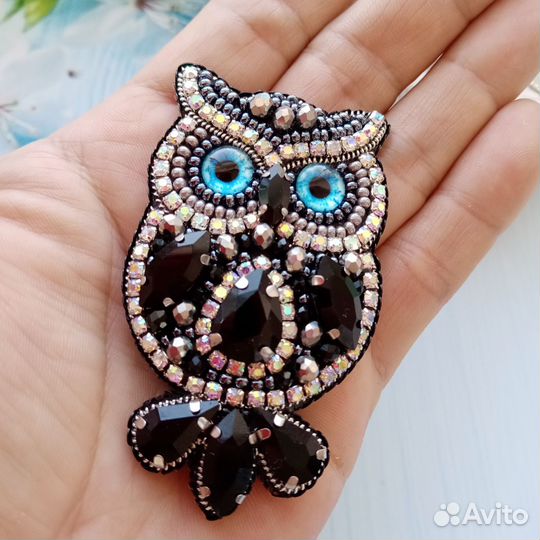 Брошь * Сова *