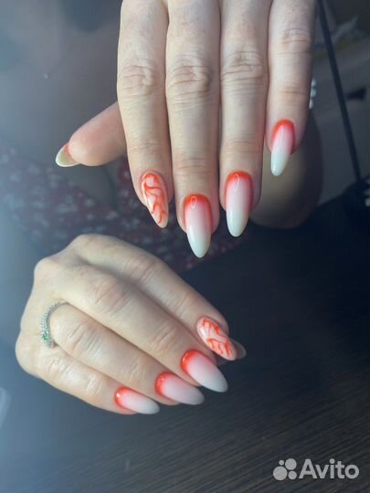 Педикюр и маникюр с покрытием гель лака