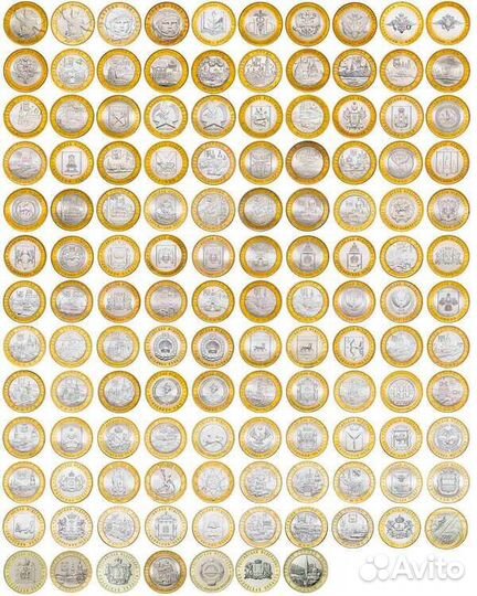 10 р Биметалл оба двора, Новинки: Рыбинск, Городец