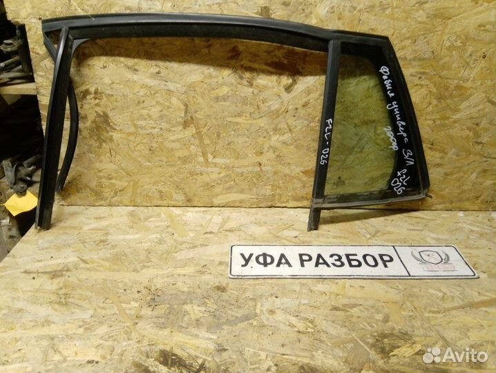 Стекло двери заднее левое (Форточка) Skoda Fabia 2