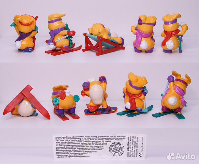 Братцы кролики Зайцы лыжники 1996 Германия Киндер