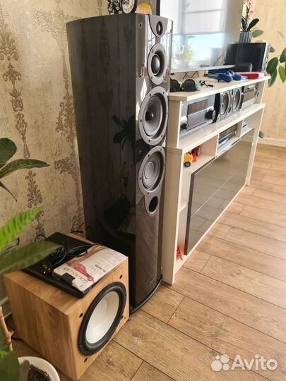 Акустика с ресивером усилителем сабвуфером и dvd