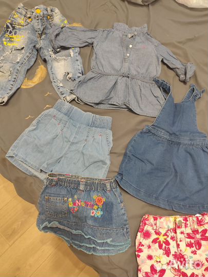 Пакет джинсовых вещей 86-92