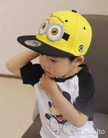 Кепка бейсболка детская Миньон снепбек snapback