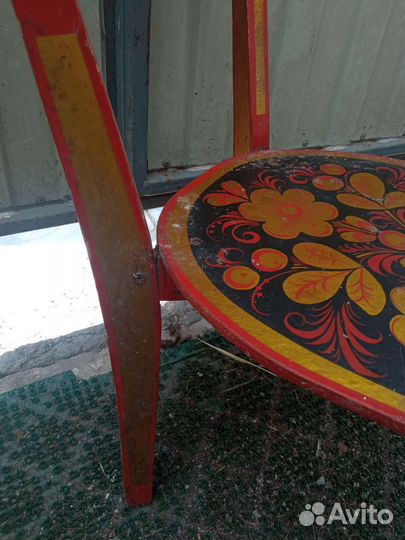 Детский стульчик хохлома