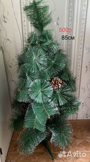 Ёлки белая, зеленая 21-150см, крестовины