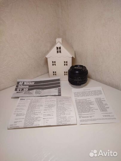 Объектив Nikon 50mm 1.8 D Как Новый