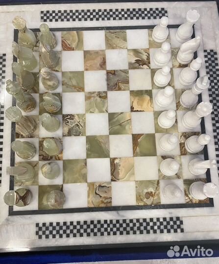 Шахматы из оникса 45х45