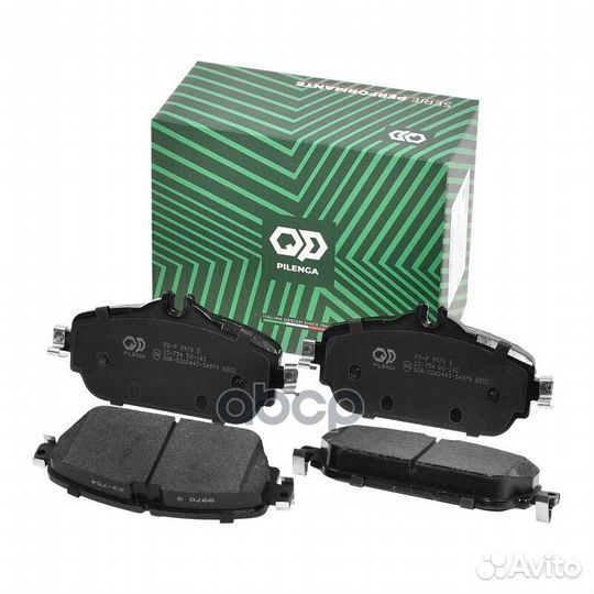 Колодки тормозные дисковые передние Performante