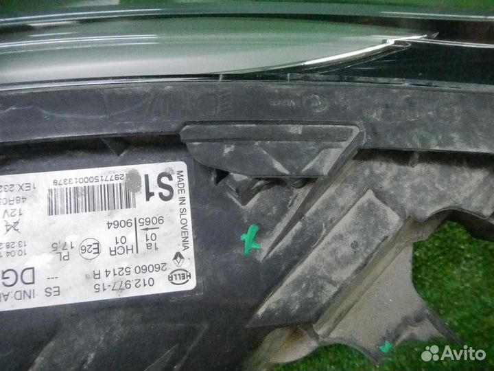 Фара левая Renault Captur/Kaptur