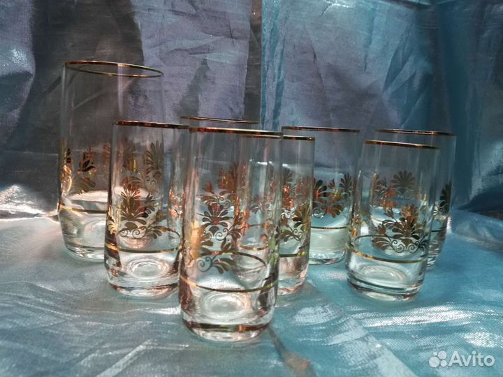 Стопки, чешское стекло СССР