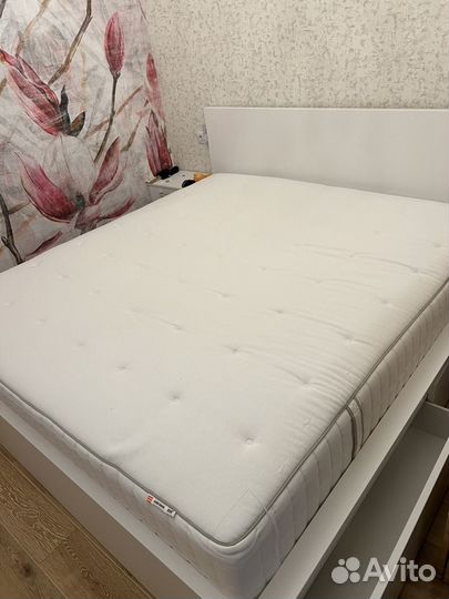 Кровать двухспальная 180 x 200 IKEA Мальм