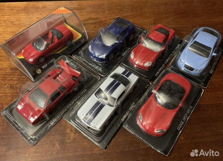 Машинки модели De agostini NEW RAY 1:43