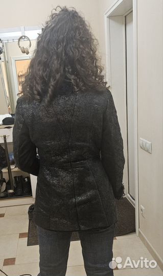 Дубленка женская короткая 44 46