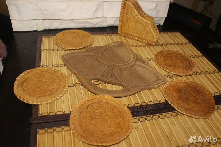 Менажница (Индия) деревянная