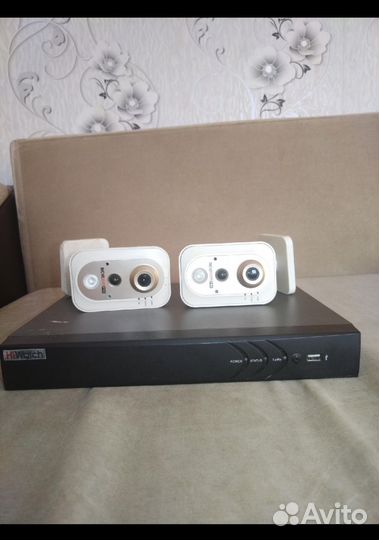 Комплект видеонаблюдения 2 IP камеры