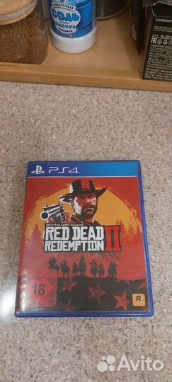Диск на ps4 red dead redemption 2