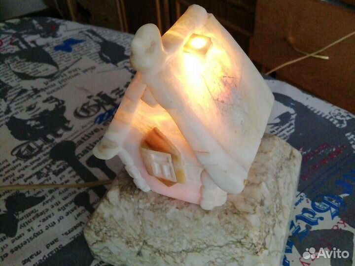 Светильник советский, каменный