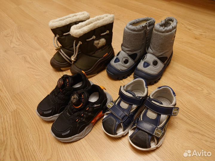 Сандали кроссовки зимние ботинки 23 размер