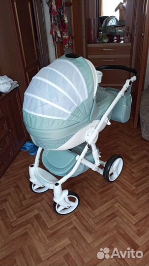 Детская коляска adamex 2 в 1 после 1 ребенка