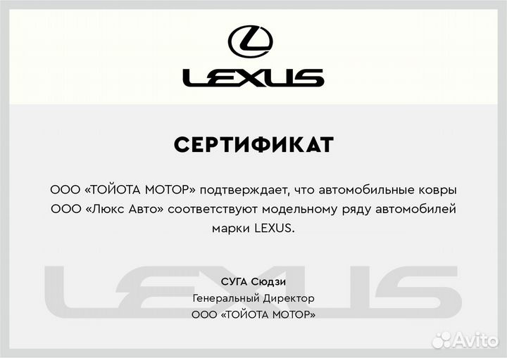 3D Коврики Lexus LX Экокожа Салон Багажник