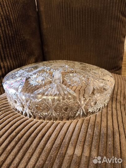 Блюдо для фруктов. Хрусталь