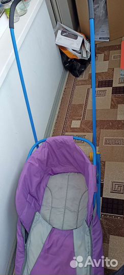 Санки с ручкой