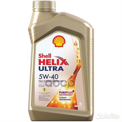 Масло моторное 5W40 Shell 1л синтетика Helix Ul