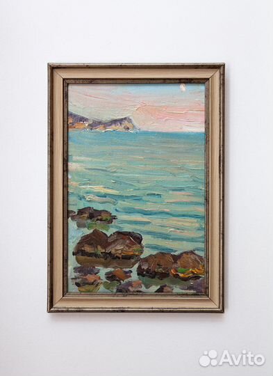 Картина маслом морской пейзаж