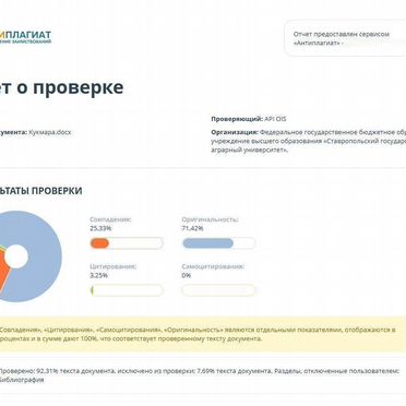 Дипломная работа/ Антиплагиат/ Магистерская