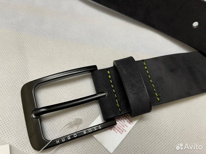 Ремень мужской Hugo Boss кожа наппа в пыльнеке