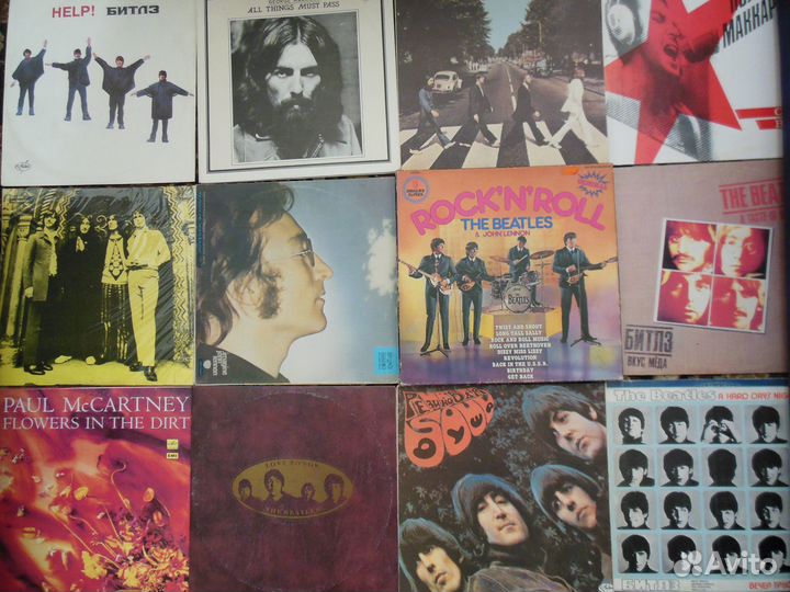 The Beatles 9 шт, McCartney 2 шт, Lеnnоn, Наrrisоn