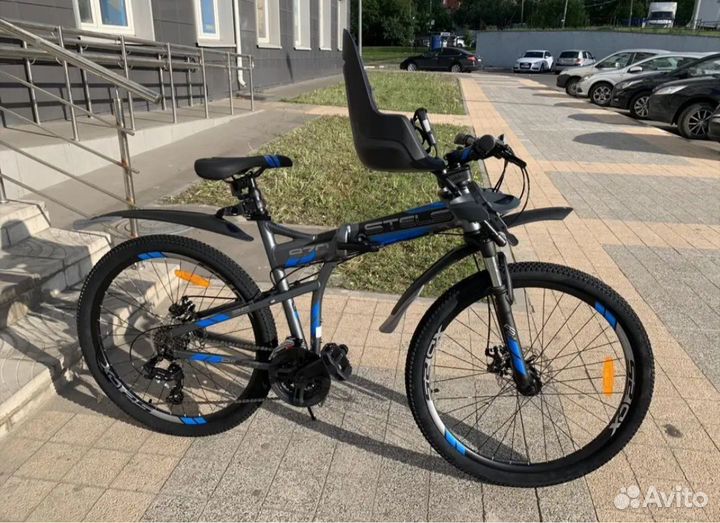 Велокресло переднее на раму