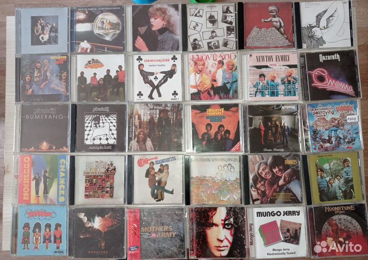 Список CD реплики фирменных изданий