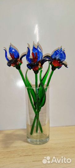 Цветы из стекла