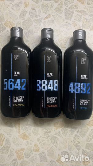 Гель для душа и шампунь мужской