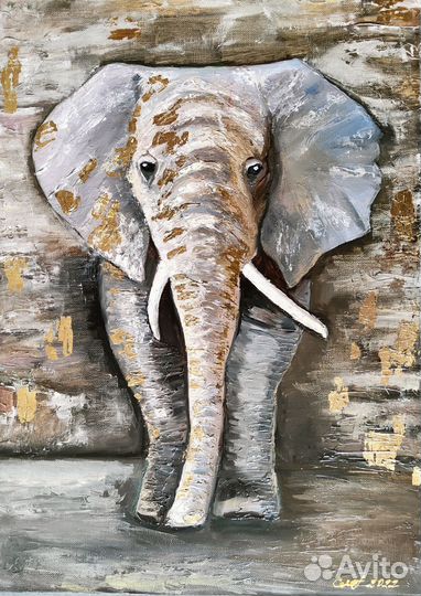 Картина маслом на холсте 